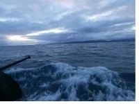 En mer, gros temps et accalmies se succèdent