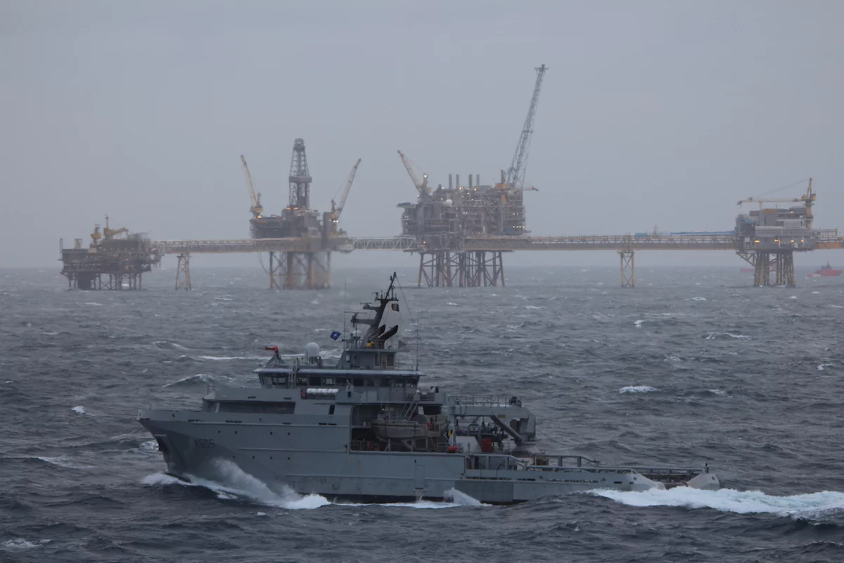 Le BSAM « Garonne » autour d’installations offshore en Norvège
