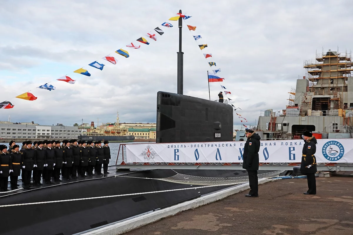 Livraison à la marine russe d'un 2è sous-marin du projet 636.3