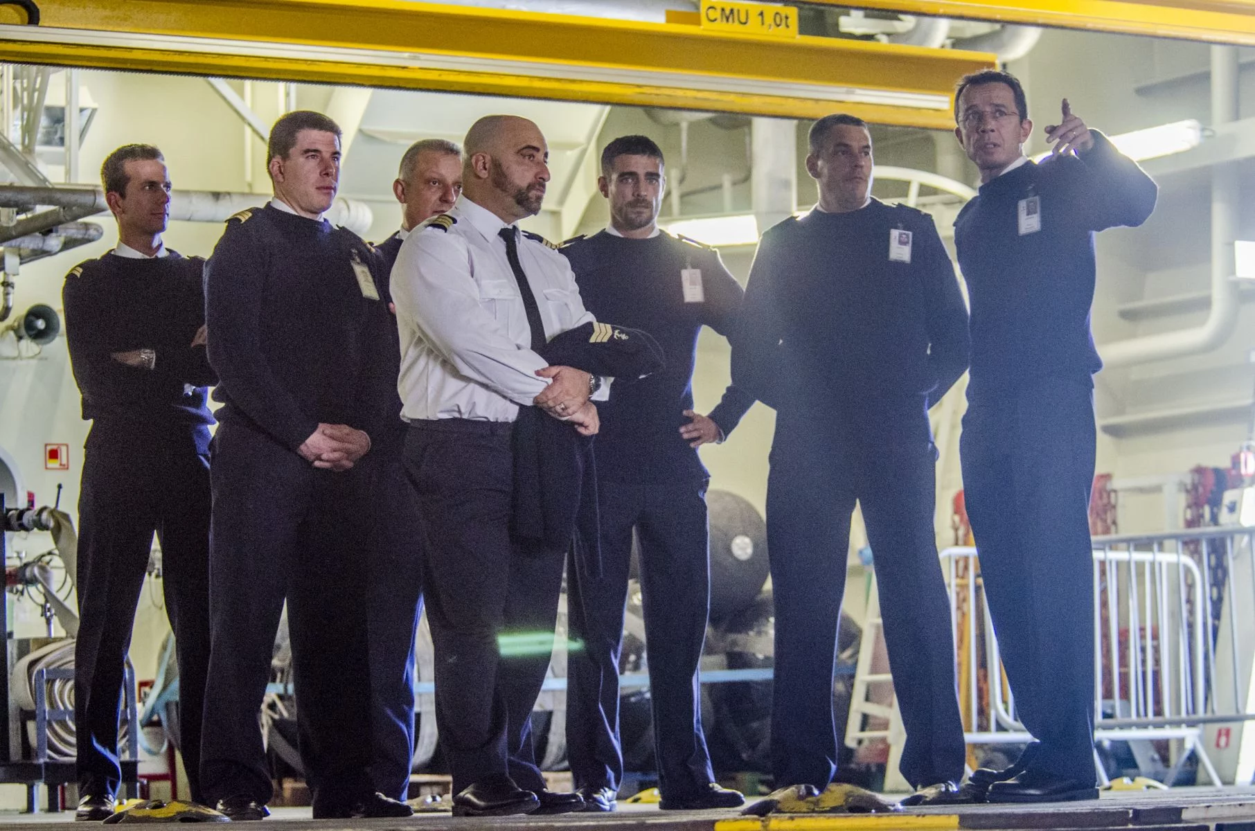 La délégation du sémaphore de Cépet visite le BPC Dixmude