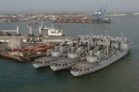 Photo de famille : 3 BCR à Djibouti
