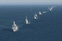 Revue navale du 15 aout 2014 dans la rade de Toulon