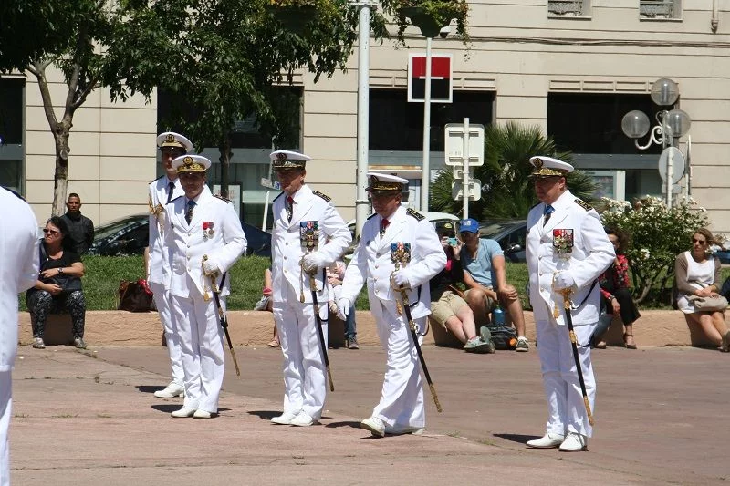 Arrivée du Préfet maritime