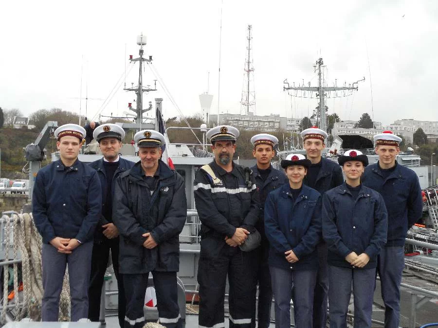 Le BRS Aldébaran reçoit la PMM de Rochefort à son bord