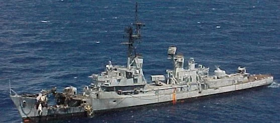 Les dégâts provoqués par les missiles et les bombes