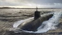 Un sous-marin nucléaire d'attaque de la classe AUKUS (vue d'artiste)