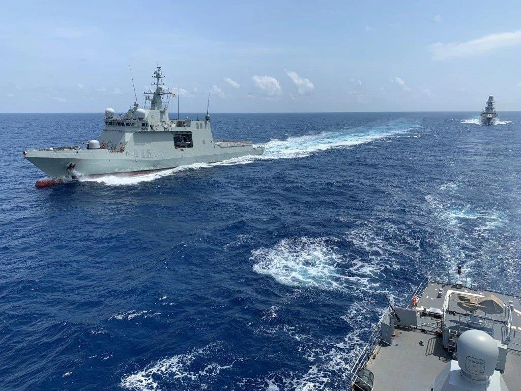 Les participants à l'exercice EUROMARSEC 21-3