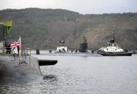 Le sous-marin USS Virginia arrive à la base britannique de Faslane