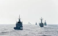 Le patrouilleur L'Adroit participe à l’entraînement Mare Aperto
