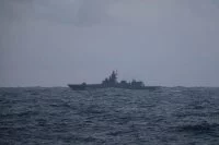 La frégate russe Amiral Gorchkov en mer du Nord