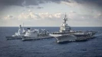 Le groupe aéronaval lors d’un déploiement en mer Méditerranée
