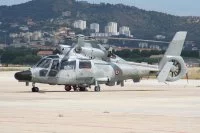 Un hélicoptère Dauphin