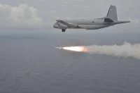Tir de missile EXOCET dans le golfe de Gascogne