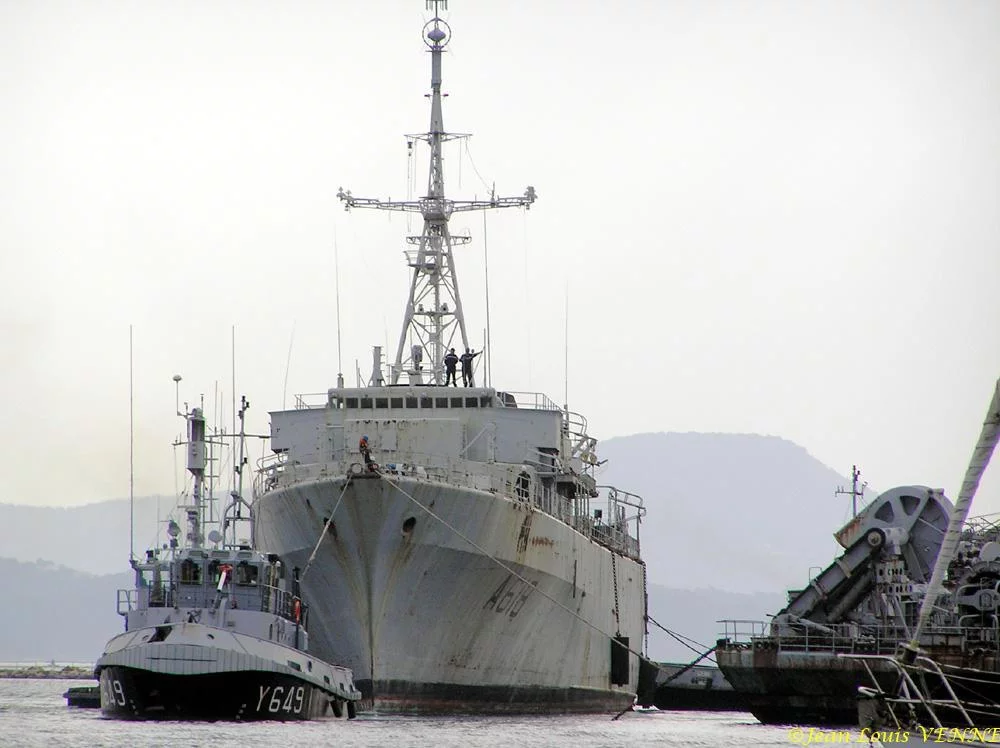 Installation de la Rance devant l’école de plongée