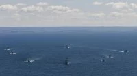 Le groupe SNMCMG1 de guerre des mines de l'OTAN