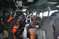 Exercice de visite en passerelle de l'EV Jacoubet