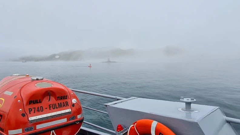 Le drone DriX vu depuis le Fulmar