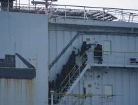Exercice de contre piraterie maritime au large du Togo
