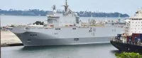 Le BPC Dixmude à Malabo, en Guinée Equatoriale
