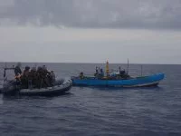 Contrôle d'une embarcation de pêche