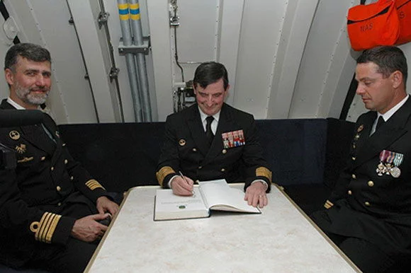 Signature du livre d'or