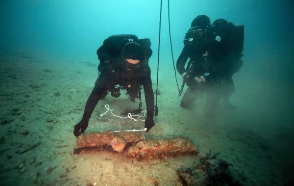 Opération de déminage au large de Marseille