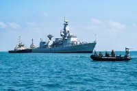 Les fusiliers marins assurent la protection des navires de passage ou en escale