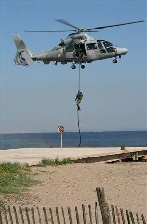 Descente en rappel