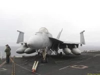 Un chasseur F-18