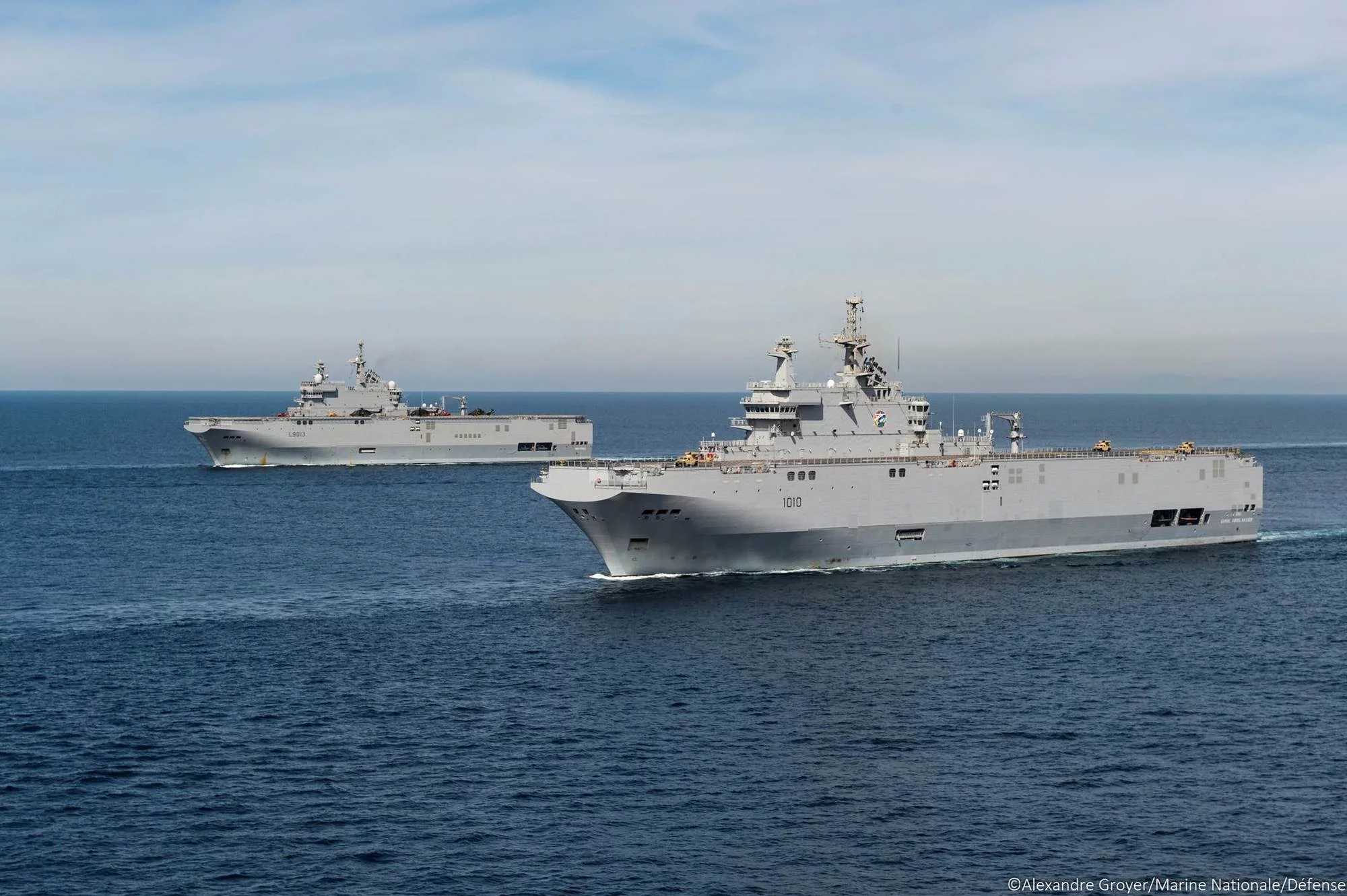 Les PHA Mistral et Gamal Abdel Nasser