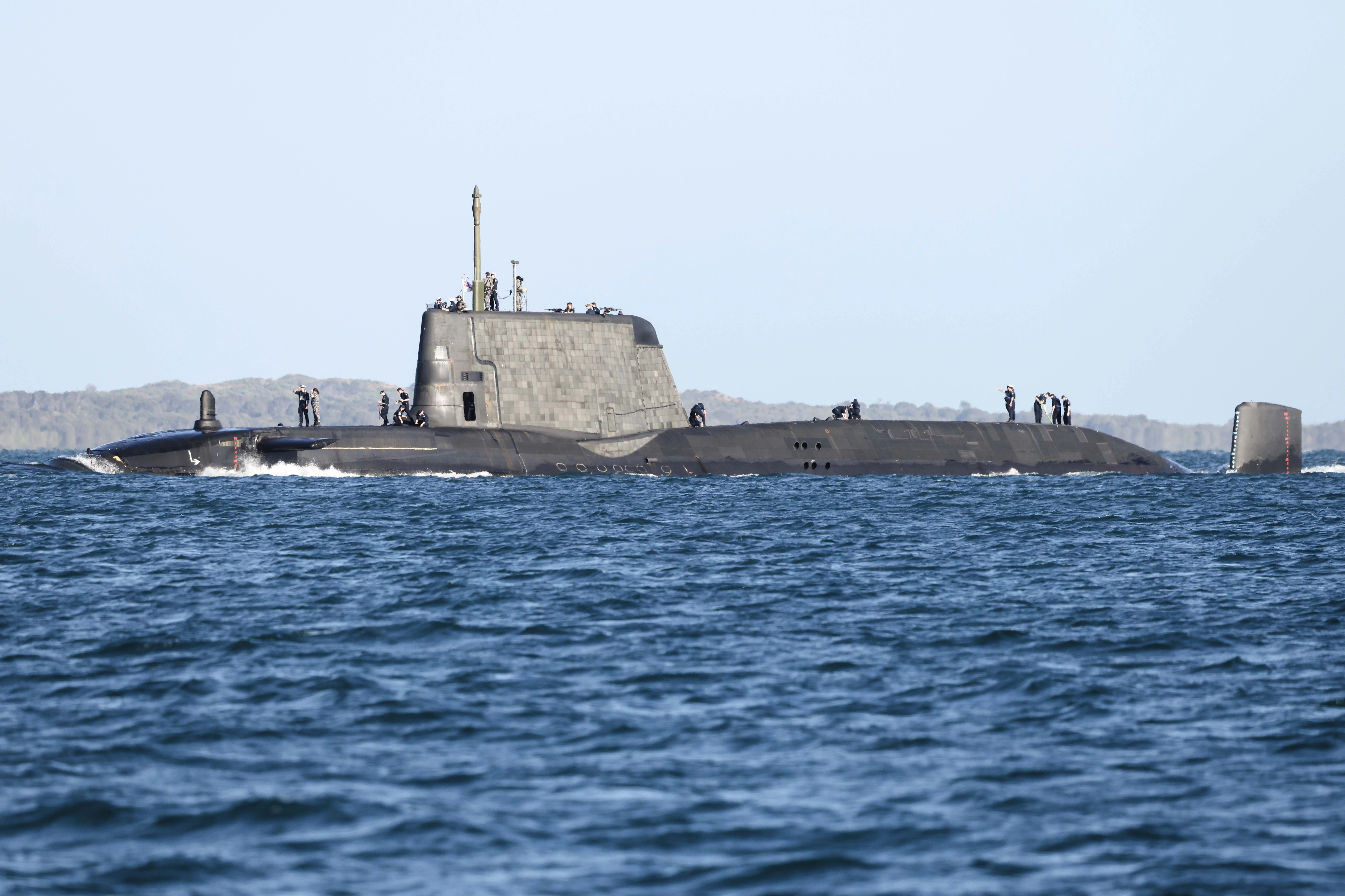 Le sous-marin d'attaque nucléaire britannique HMS Anson