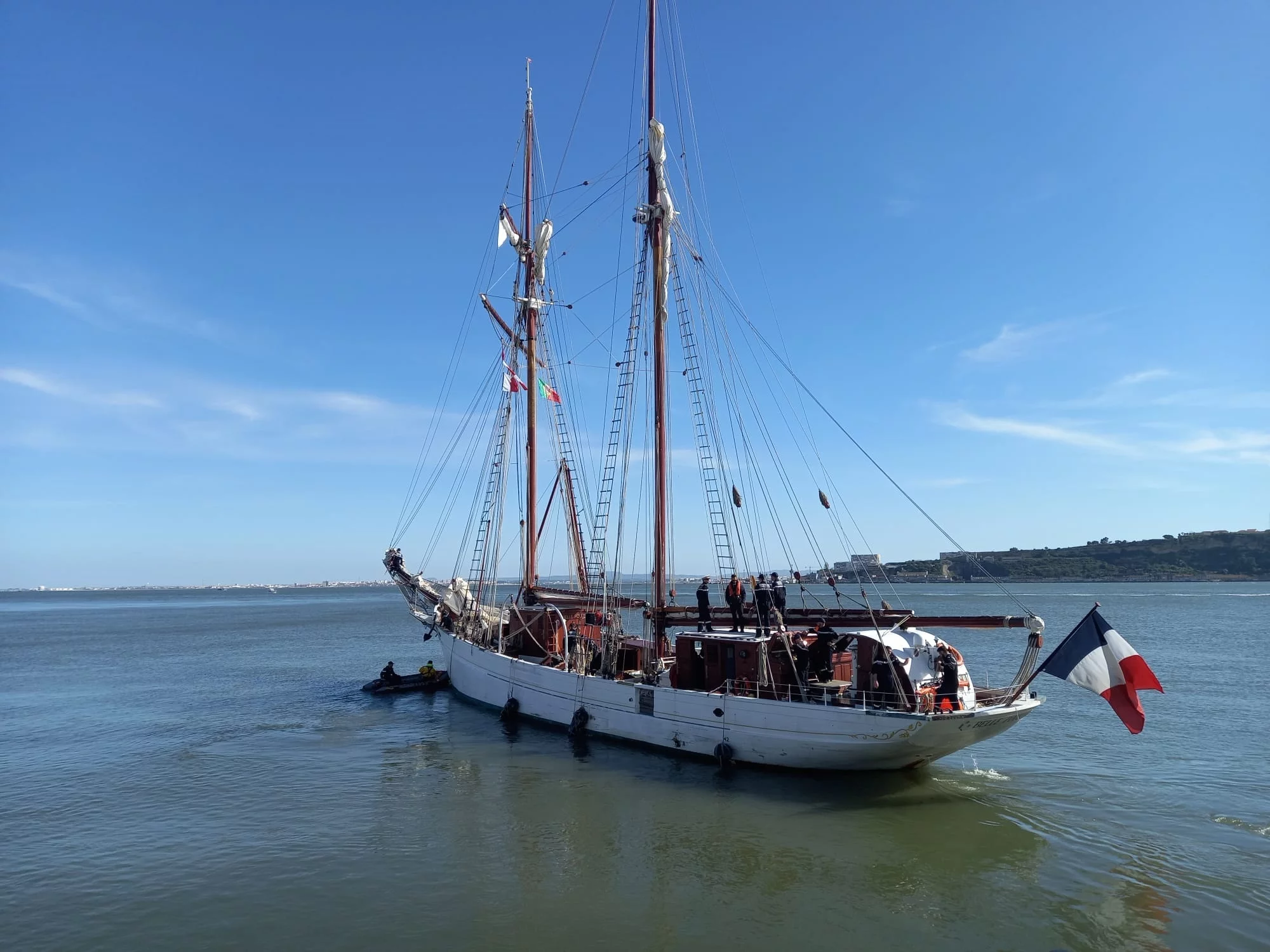 La goélette Belle Poule en escale à Lisbonne