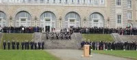 CIN Brest : présentation aux drapeaux