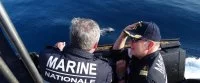 Le Prince Albert II de Monaco à bord du SNA Saphir 