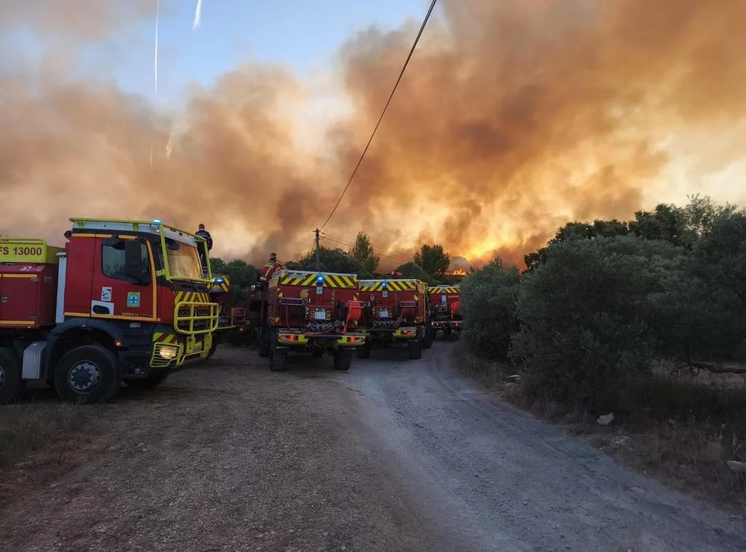 Des engins utilisés par les marins-pompiers dans la lutte contre les feux de forêt