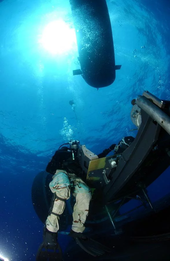 Entraînement Ã  la plongée depuis un sous-marin
