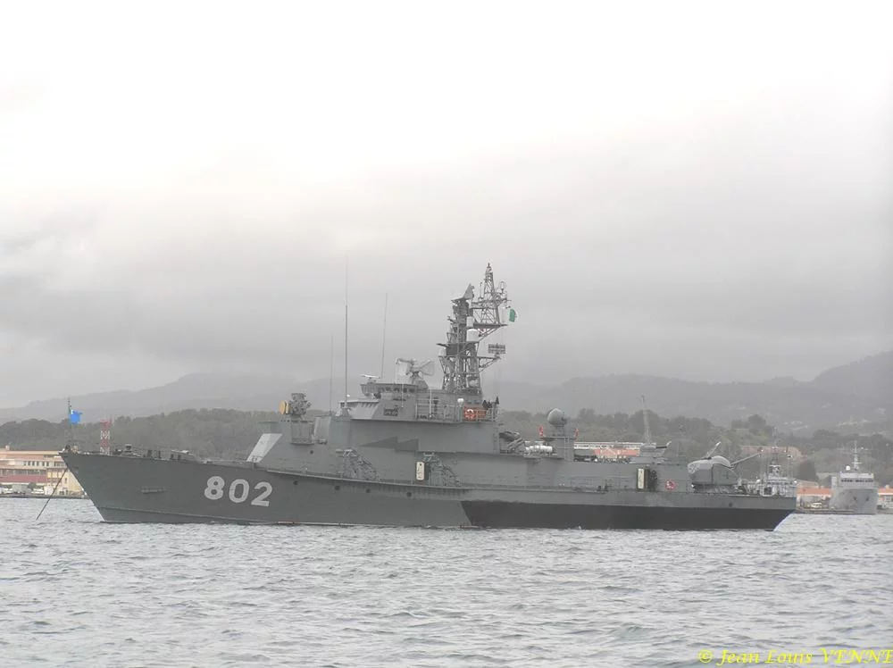 La corvette lance-missiles algérienne Salah Raïs