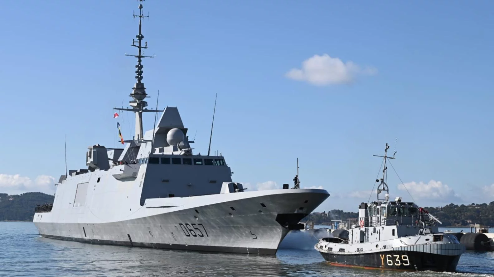 La frégate Lorraine appareille de Toulon