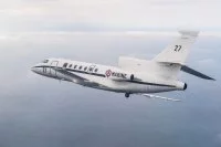 Un avion Falcon 50 de la marine nationale