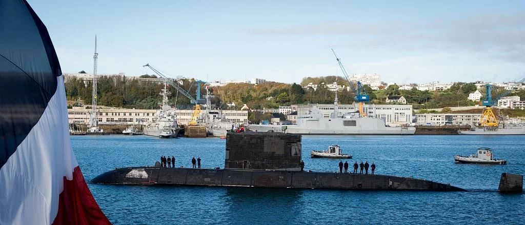 Le sous-marin canadien HMCS Windsor fait escale à Brest
