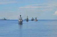 Les navires participant à l'exercice Komodo 2016