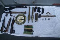 Les armes saisies par le Gediz