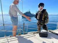 Visite d’un voilier suspecté d’être impliqué dans un trafic illicite de stupéfiants