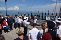 Remise de brevet à un stagiaire de la PMM  et du Chablais