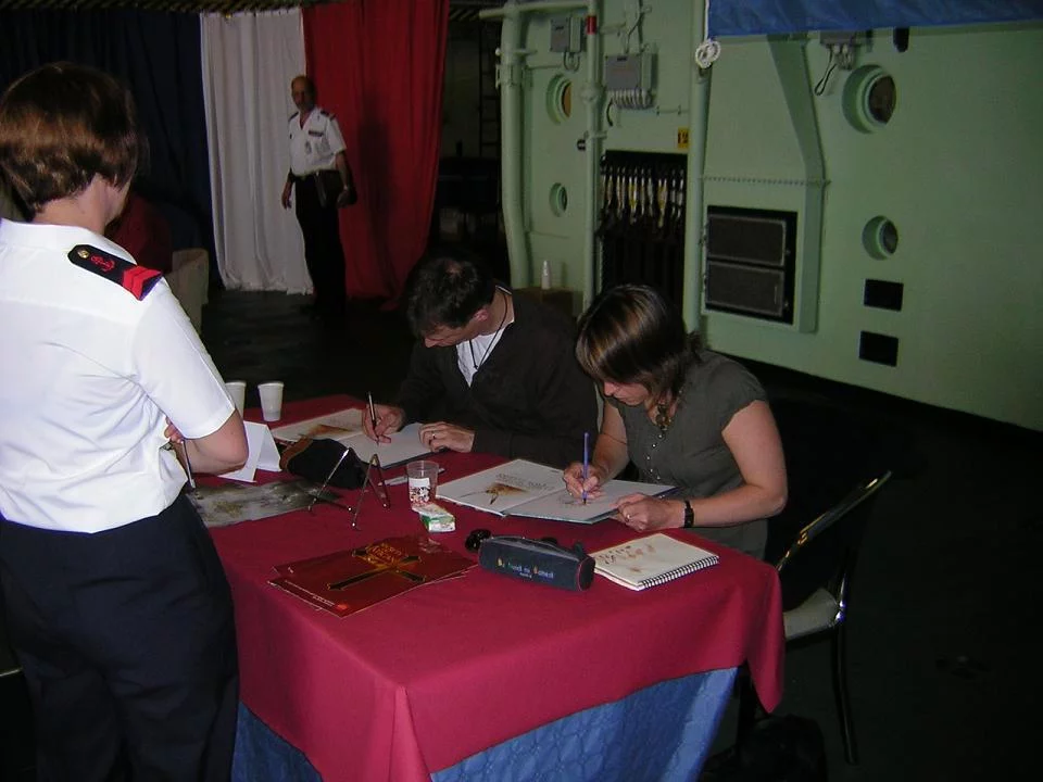 Séance de dédicace