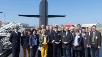 La délégation du département sur le pont du Terrible