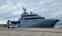 Le d'Entrecasteaux en escale à Port-Vila (Vanuatu)