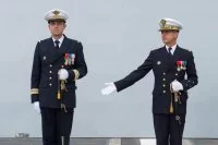 Le capitaine de vaisseau Xavier Breitel, nouveau commandant de la frégate Auvergne