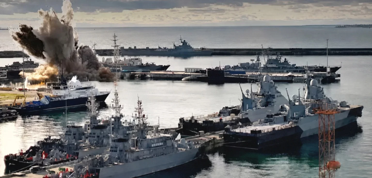 Attaque d'un sous-marin russe de la classe Kilo dans le port de Novorossiysk par un drone sous-marin ukrainien