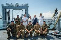 Fusiliers-marins portugais et français à bord de la Somme